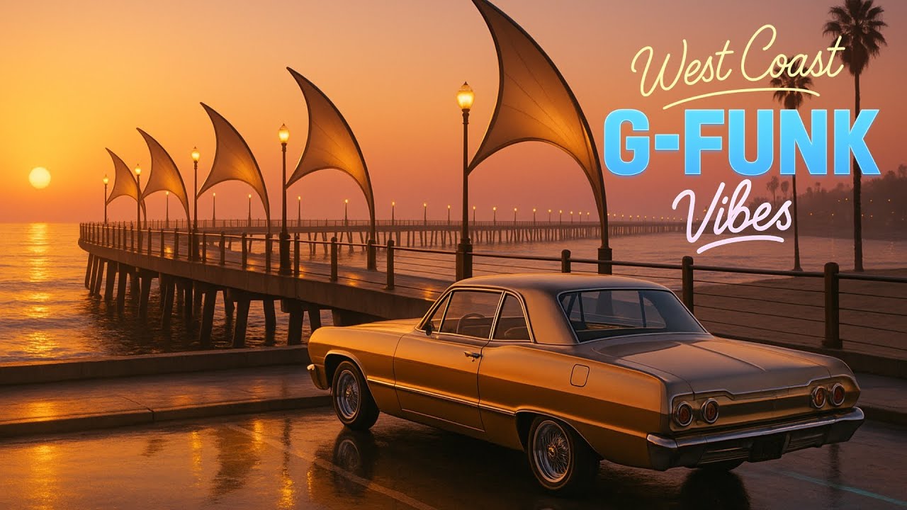 West Coast G Funk Vibes 🌅 Sunset Cruise – Golden Pier Flow