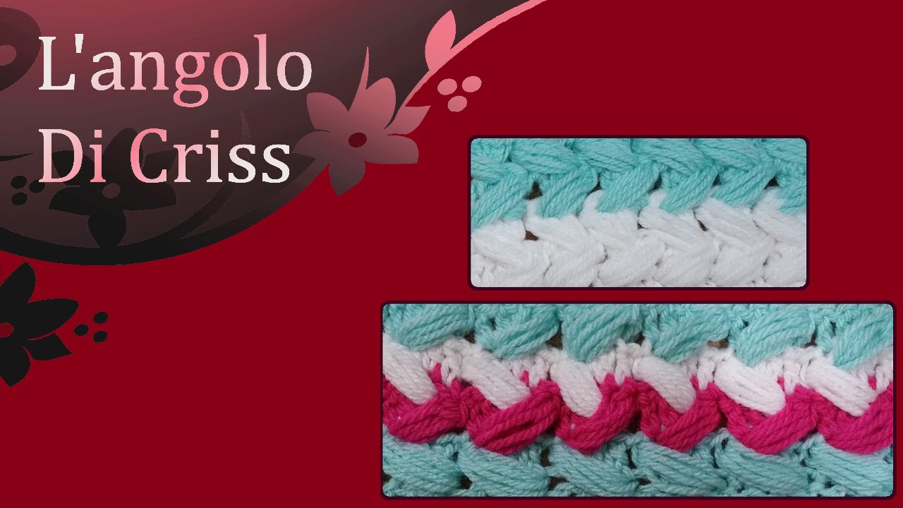 Punto puff a zig zag all'uncinetto - puff zig zag stitch - punto puff zig zag de ganchillo