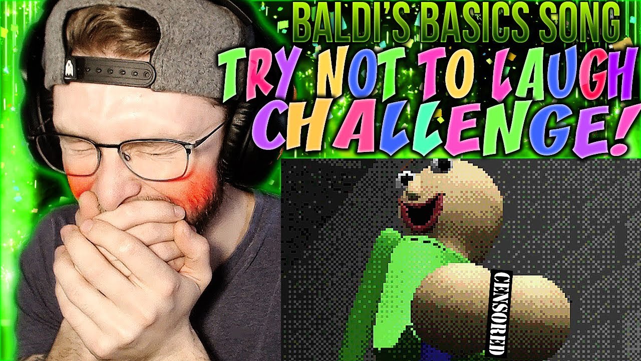 Vapor Reacts #823 | BALDI'S BASICS SONG TRY NOT TO LAUGH 