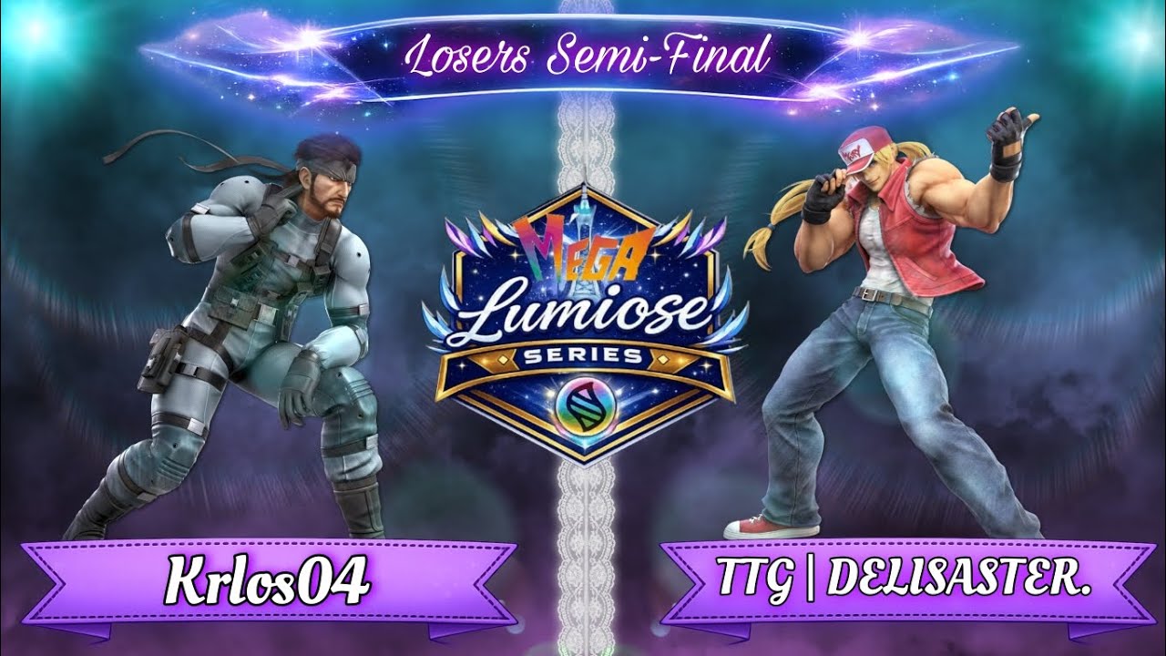 MLUS: LOSERS SEMI-FINAL - Krlos04 (Snake) Vs. Delisaster (Terry, Sephiroth) Smash Ultimate - SSBU