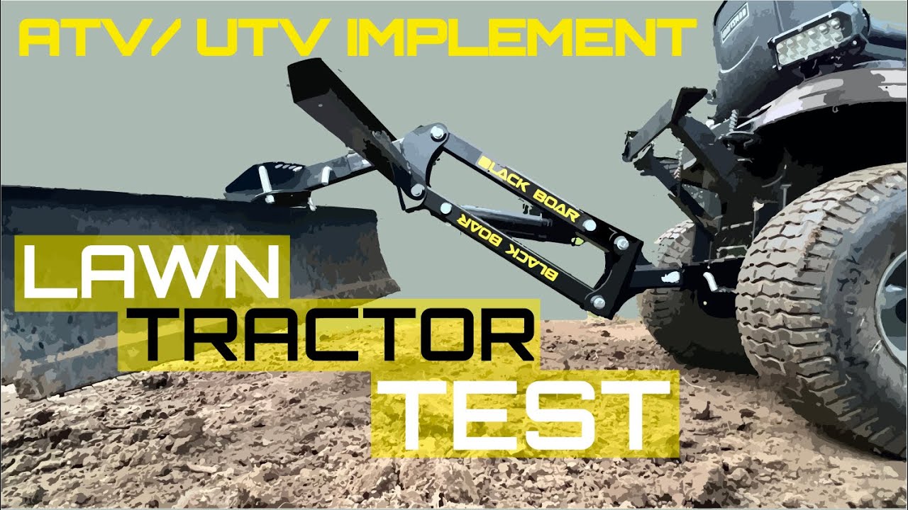 Can You Put An ATV implement Lift On Your Lawn Tractor???