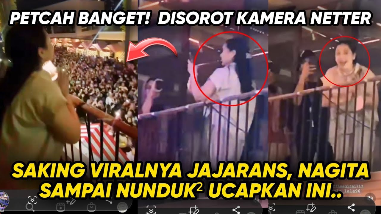 SAPA PENGUNJUNG JAJARANS dari ATAS, FANS GARIS KERAS Nagita Slavina LANGSUNG HISTERIS. PETCAH BANGET
