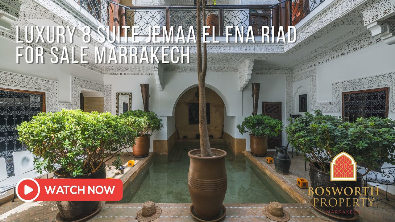 Luxury 8 Suite Jemaa El Fna Riad For Sale Marrakech