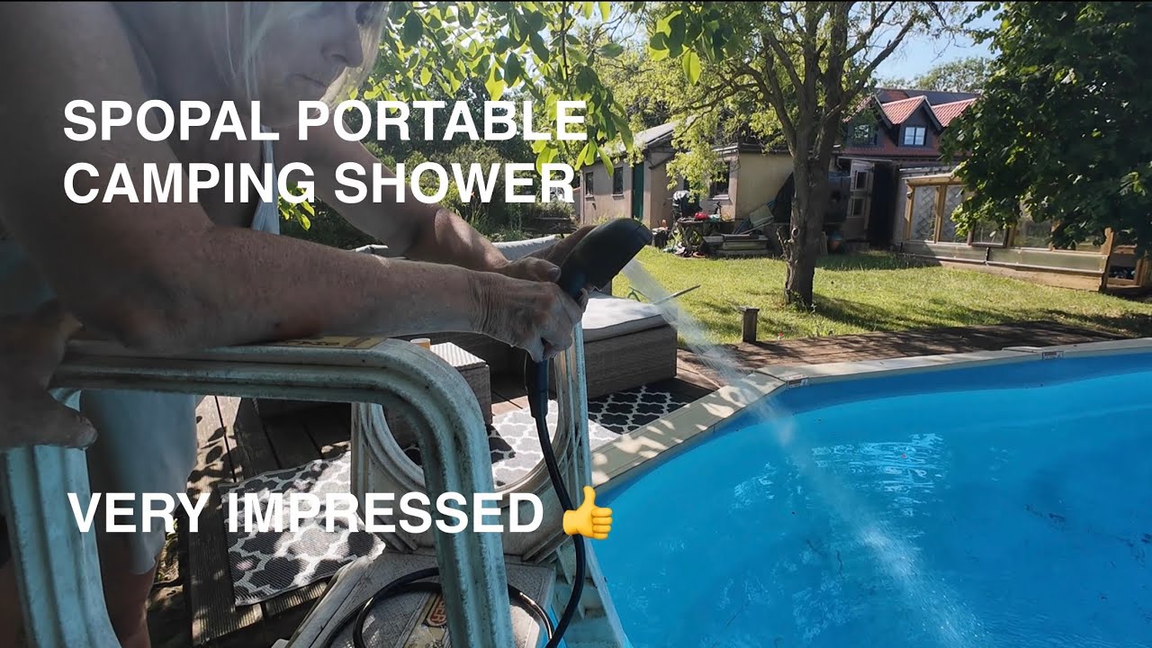 SPOPAL Rechargable Camping Shower £30