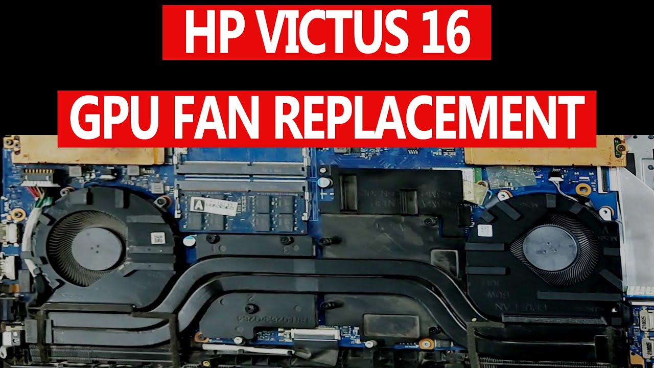 hp victus 16 laptop fan replacement