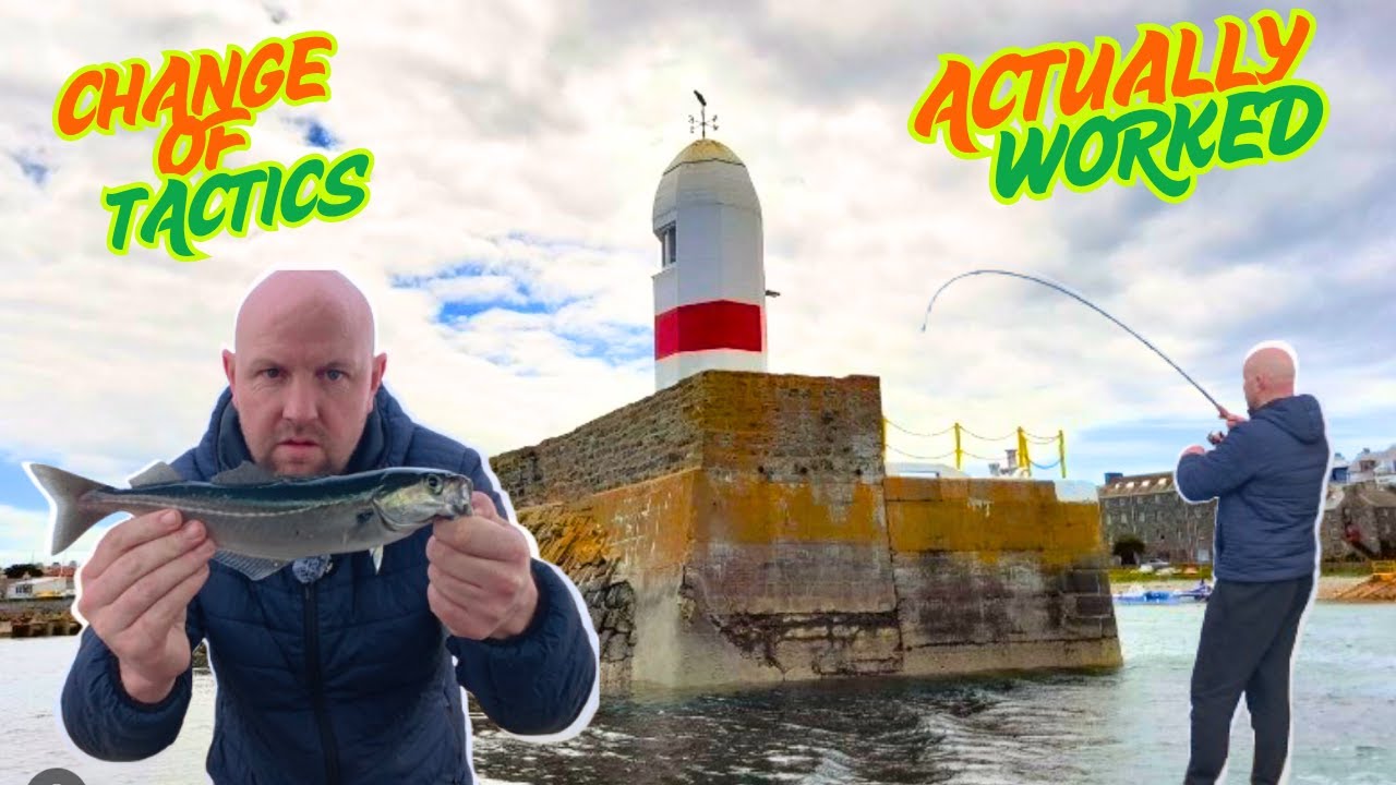 SEA FISHING from the BREAKWATER in the ISLE OF MAN #fishing #seafishing #fish #smallfry