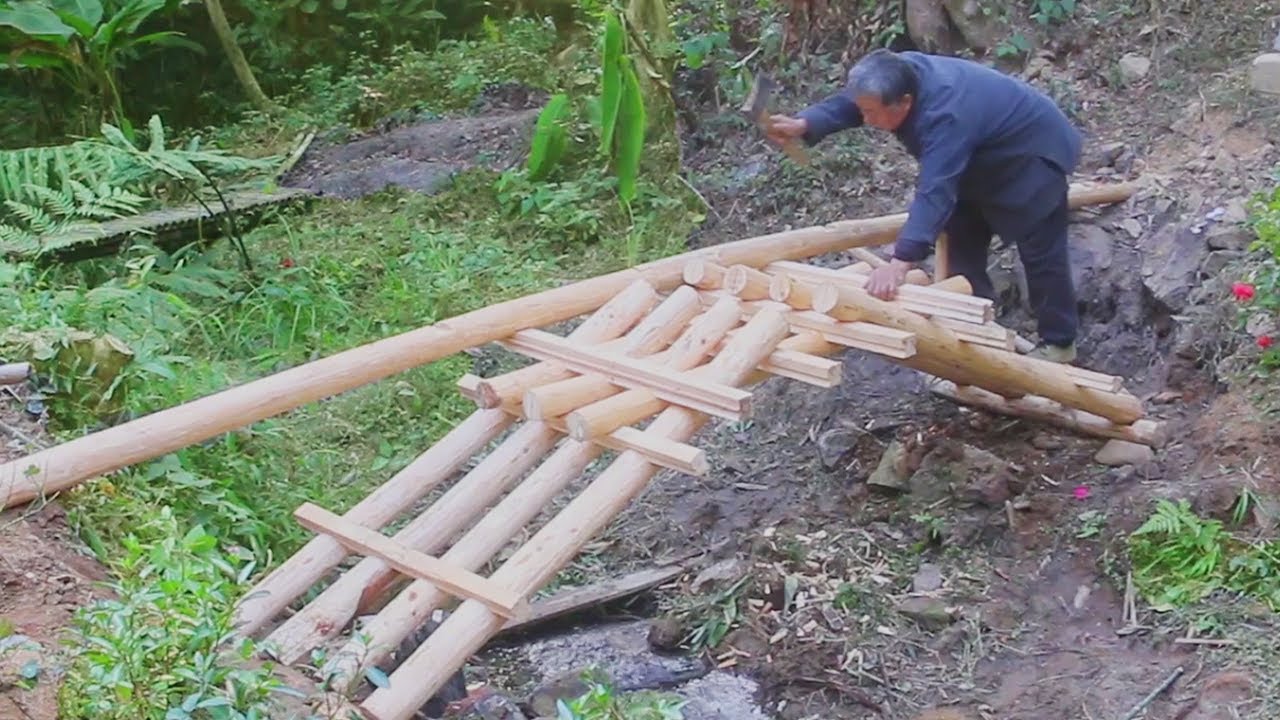 Chinese Master Carpenter Did Not Use A Single Nail To Create A Strong Arch Bridge!