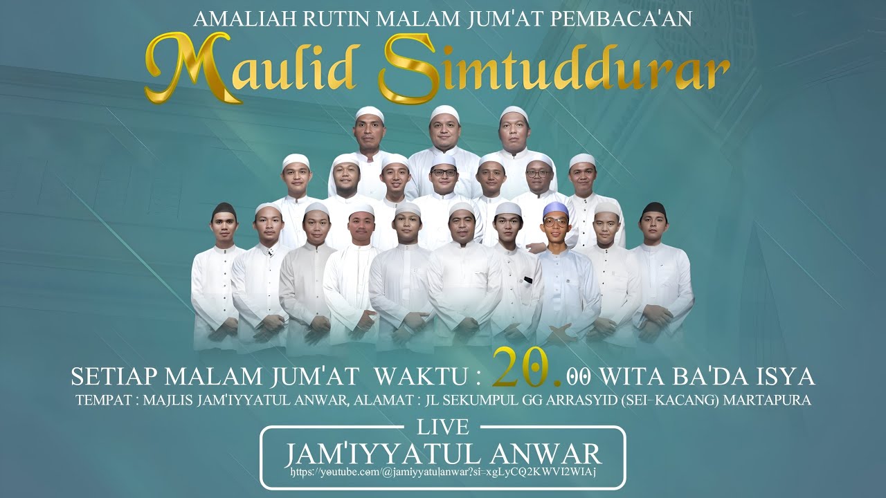 [LIVE] Majlis Maulid Rutin Malam Jum'at Pembaca'an Maulid Al-Habsyi ( Simtuddurar ) 22 /01/2026