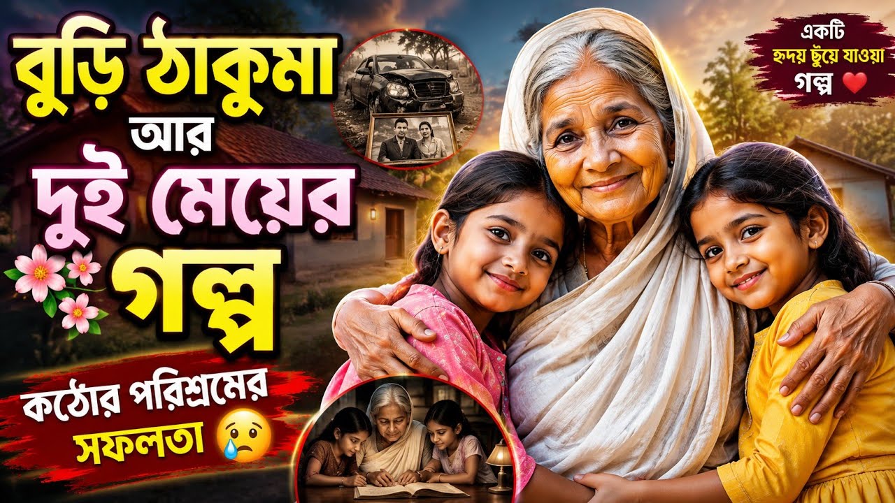 🌸 বুড়ি ঠাকুরমা আর দুই মেয়ের গল্প 🌸#emtionalstory#story #banglastory #ytvideoes 