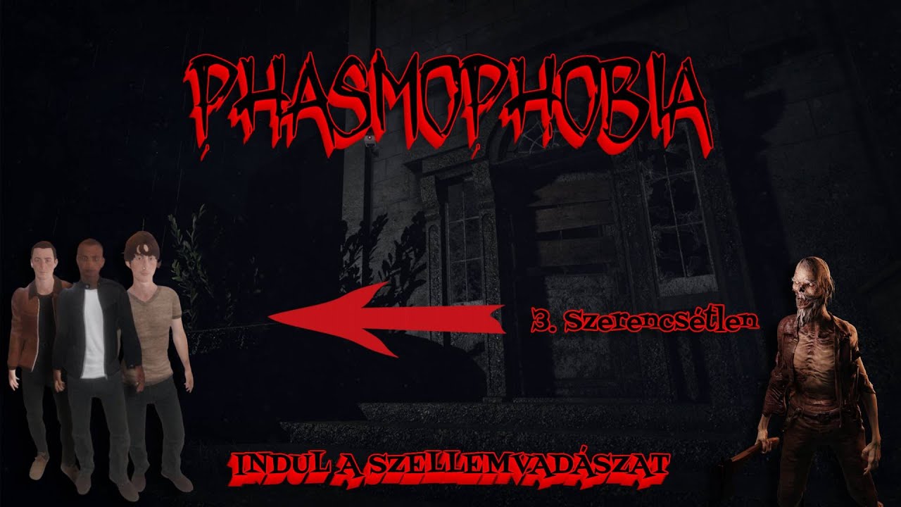 Phasmophobia | Mennyi esélyünk van a szellemek ellen? 👻 | feat. Krisztián, Máté