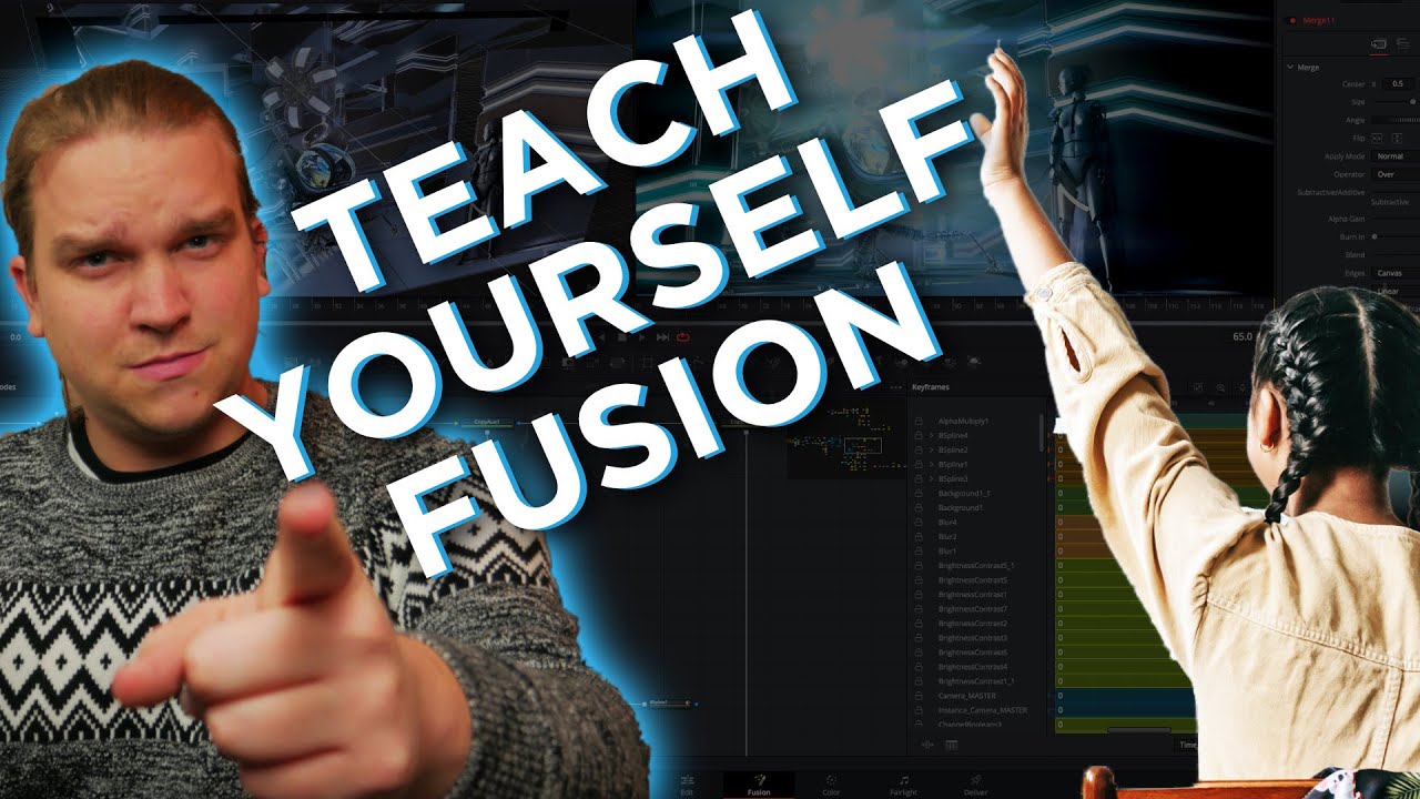 Learn the DaVinci Resolve Fusion Page With These Free Templates