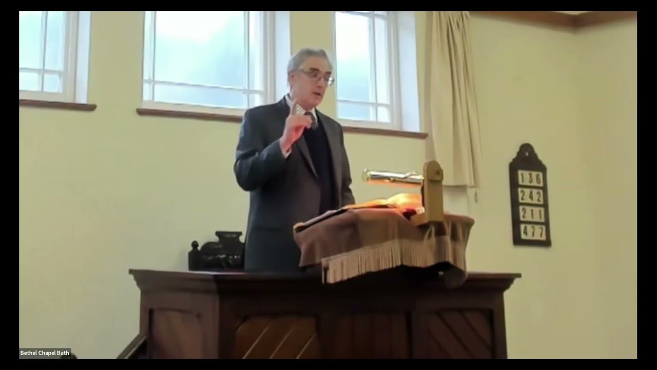 Luke23:39 43 The dying thief - salvation by grace alone. 8th February 2026 Bill Goodman