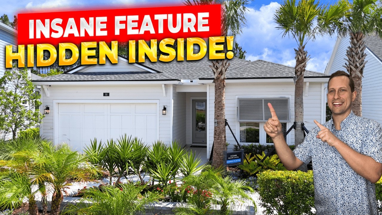 Touring New Construction Homes in Jacksonville Florida | You Won’t Believe This Insane Feature!