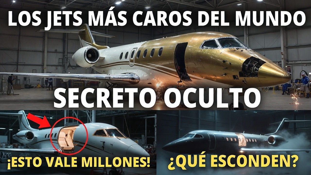 Asi se FABRICA el AVION  DE LOS Billonarios / Trabajo de 10 Millones ✈️