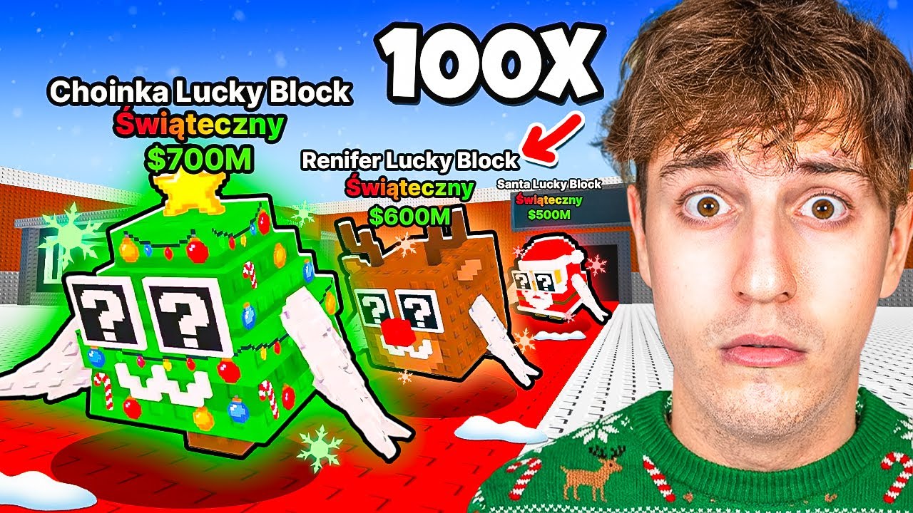 OTWIERAM 100 PREZENTÓW w Steal a Brainrot Roblox