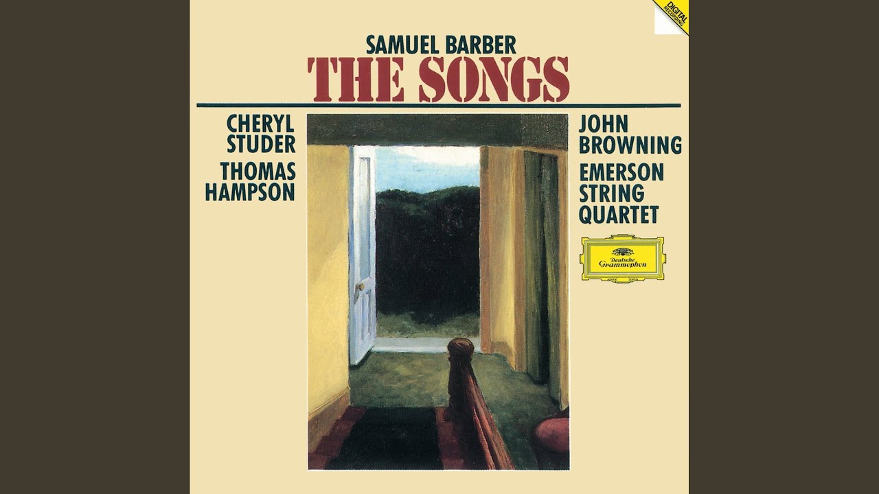 Barber: A Slumber Song of the Madonna. Moderato