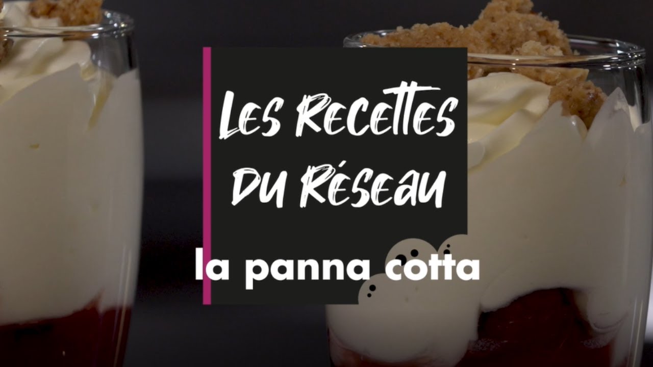 La panna cotta en deux façons de Florian Gatto - Debic