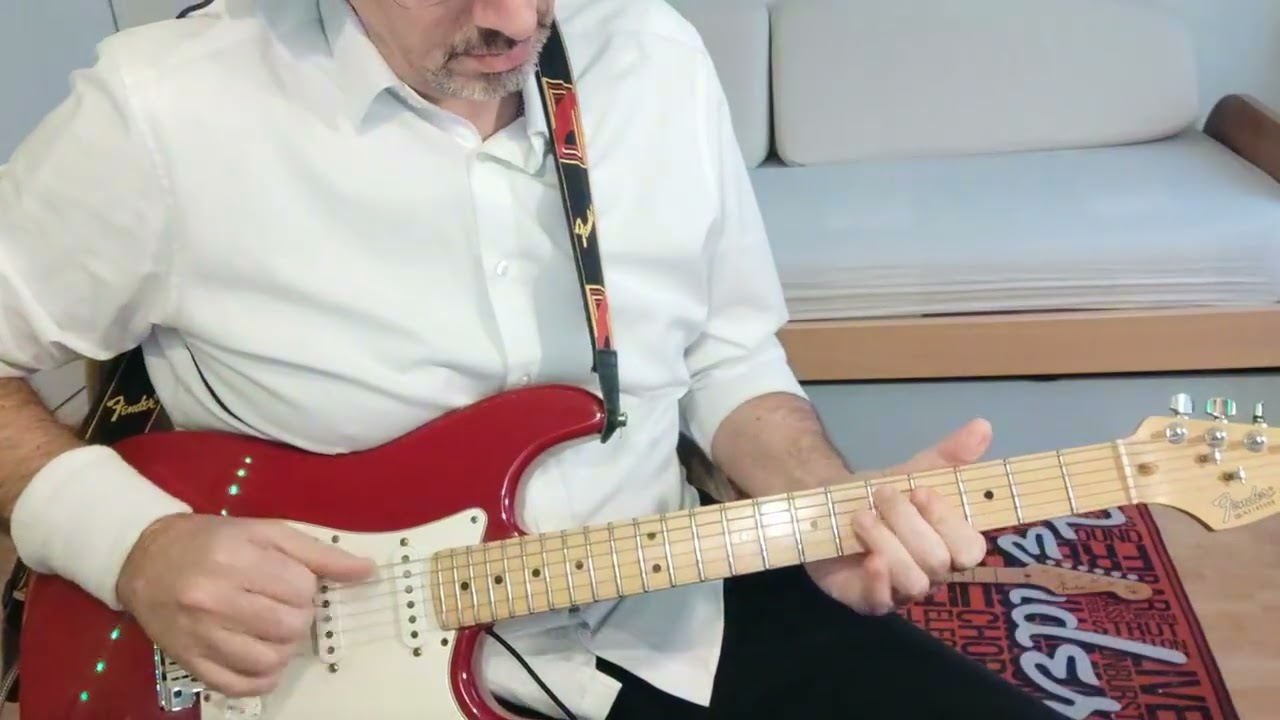 M. Broussard Cry to me guitar cover