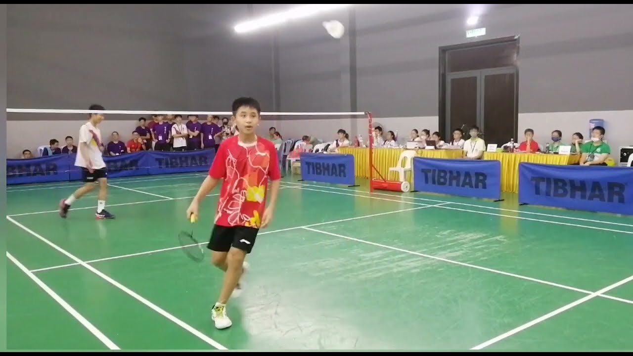 Badminton XUELONG FINAL Boys U15 Team 2023 KL Selangor Chinese Independent School Ball Sports Game