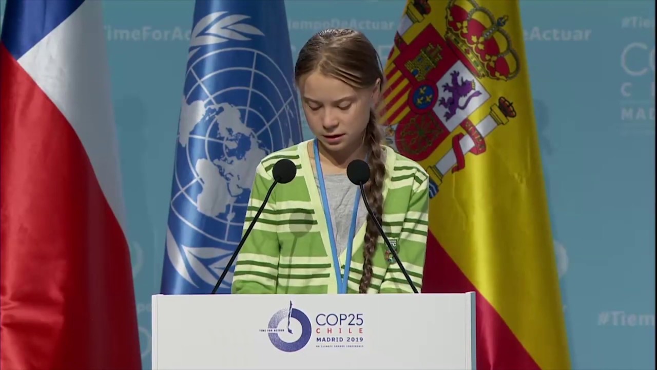 Greta Thunberg's FULL Speech at COP25, Madrid, December 2019