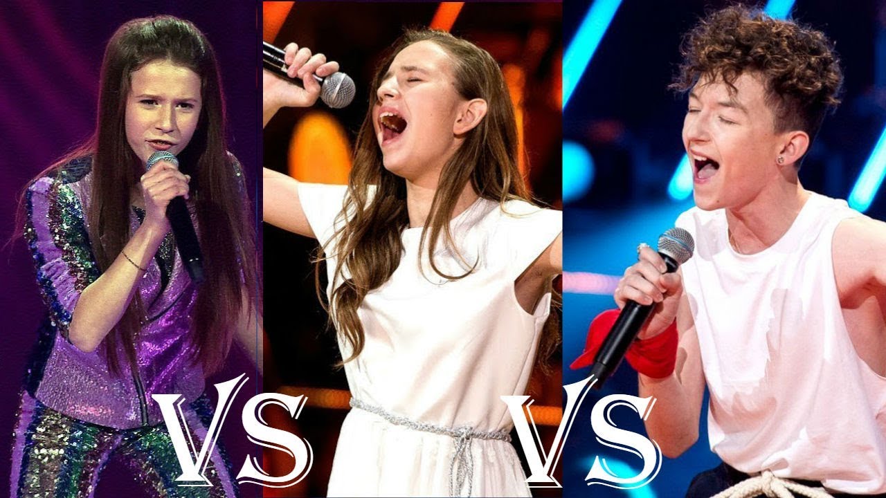 Roxie Węgiel VS AniKa Dąbrowska VS Marcin Maciejczak-The Voice Kids