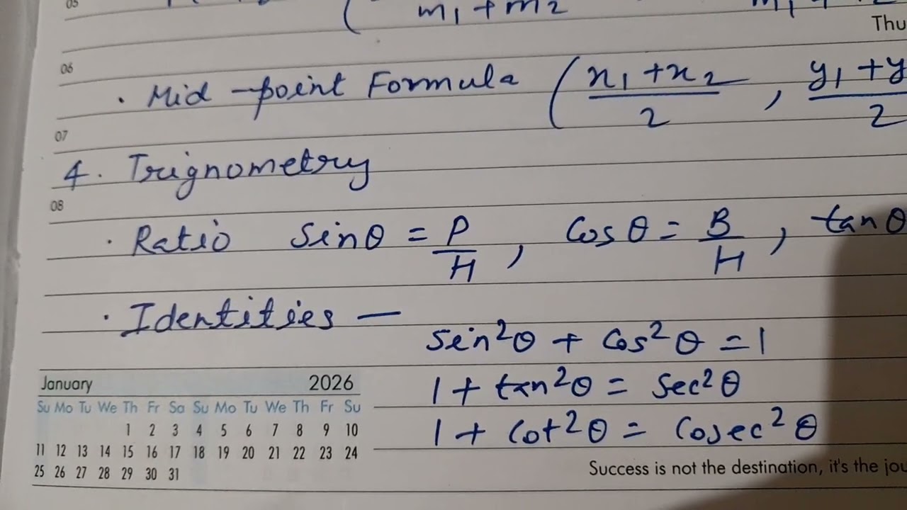 Donot Miss (Most important Formulas of maths class 10 with some tricks)