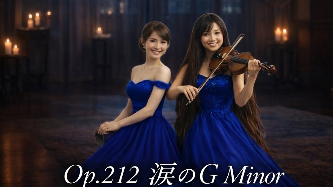 Op.212涙のG minorViolin & Piano#violin#クラシック音楽 #piano  