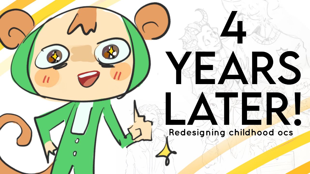 🍀Redesigning Old OCs! 🍀 | Character Design Voiceover ✏️ (Part 1)