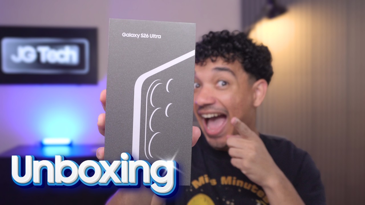 🚨FINALMENTE! Unboxing do MEU Galaxy S26 Ultra (COR DIFERENTE) | Ao vivo