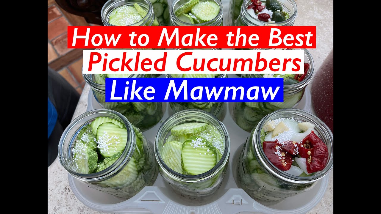 Pickled Cucumbers | Classic Southern Recipe | Spicy | Faye Thompson | @southerncooking