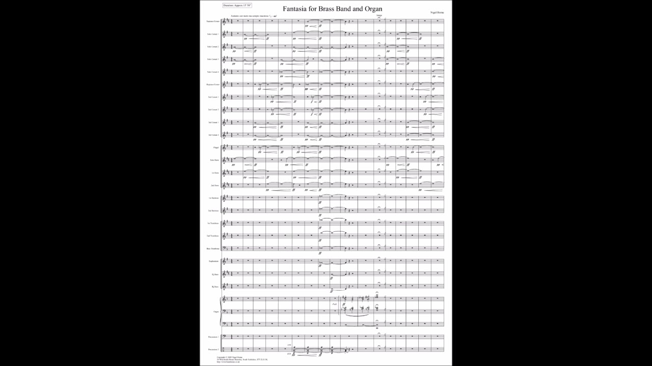 Fantasia for Brass Band and Organ