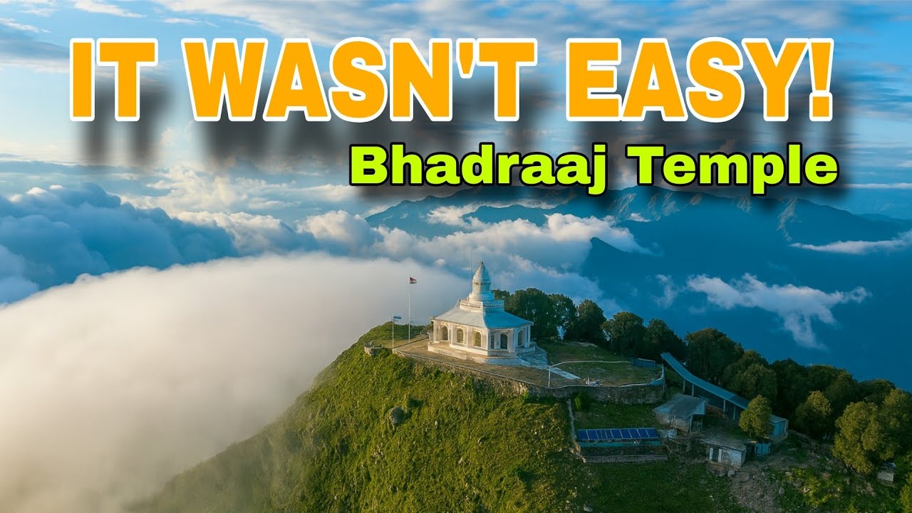 Don't Go To Bhadraj Temple Without Watching This 😥! Beautiful views From Bhadraj Temple Mussoorie ⛰️