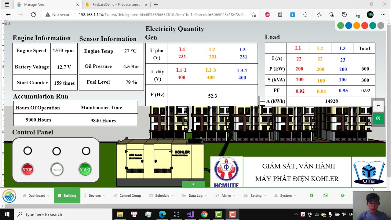 Ứng dụng BMS gi&aacute;m s&aacute;t MFĐ th&ocirc;ng qua Web