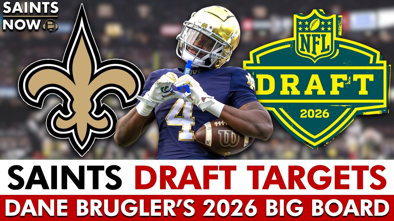 New Orleans Saints Draft Targets From Dane Brugler’s UPDATED 2026 NFL Draft Big Board