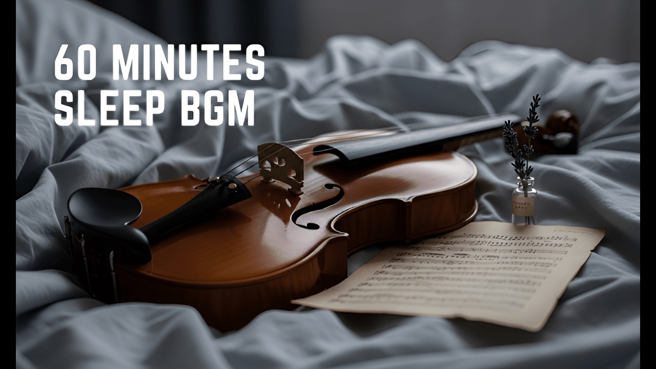 Soft Violin Sleep Music | 60 Minutes | Fall Asleep Fast | Calm Gentle Music for Insomnia