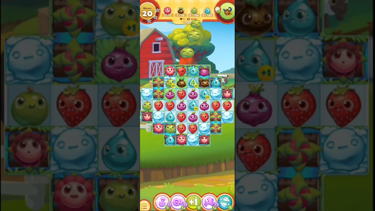 ‪Farm Heroes Saga level 3640 &  level 3641 & level 3642