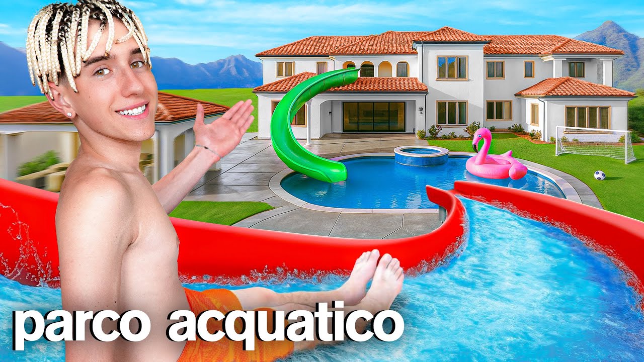 Costruiamo un PARCO ACQUATICO GIGANTE in Villa The Booyz!