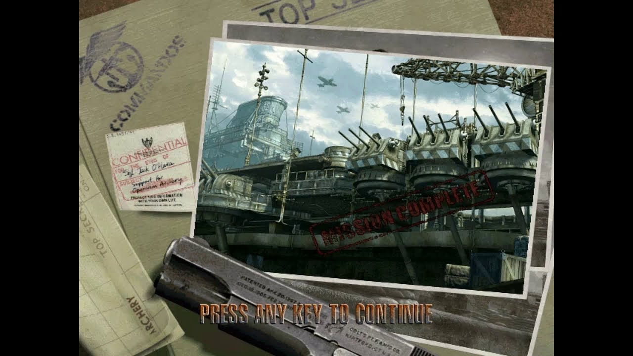 Commandos Men of Duty Hard Mode Mission 13 The Giant in Haiphong