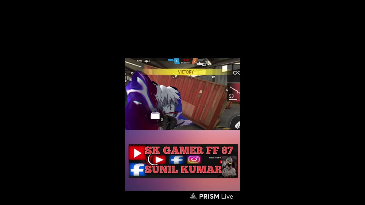 Live streaming of SK GAMER FF 87