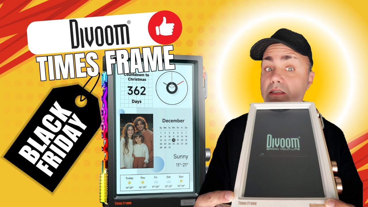 Tempo di Black Friday, ecco il Gadget Tech che ti devi regalare: Divoom Times Frame