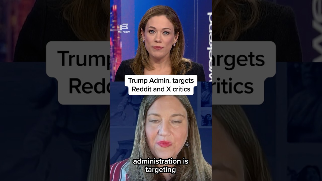 Trump Admin. targets Reddit and X Critics