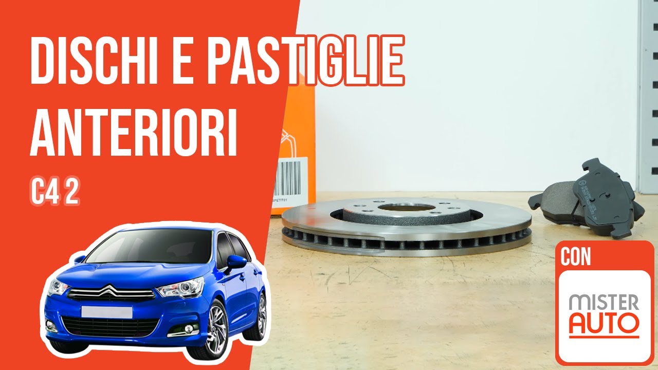Cambio dischi e pastiglie anteriori Citroën C4 2 🚗