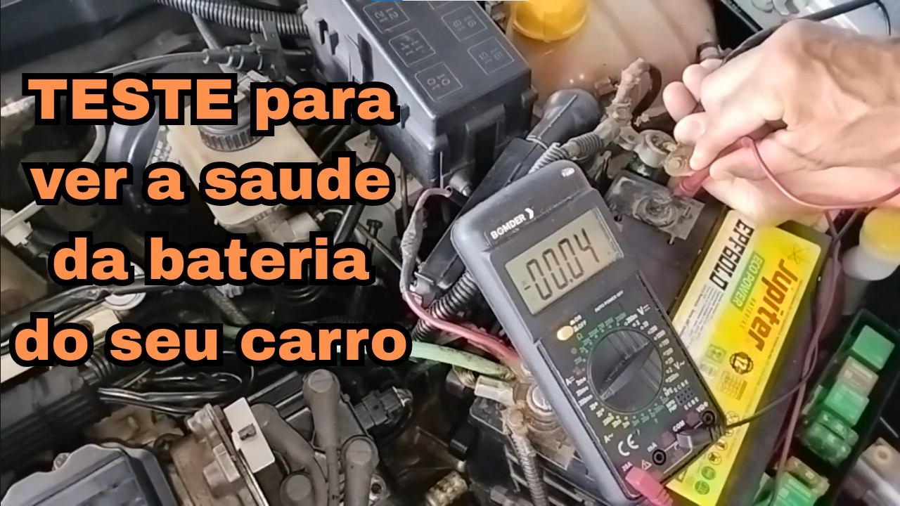 TESTE para ver a saude da bateria do seu carro.