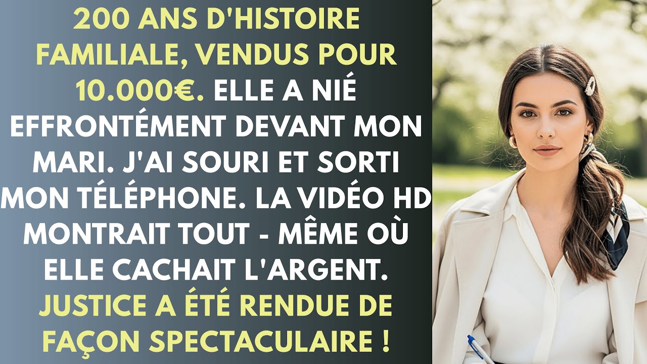 Belle-mère a vendu mes bijoux de famille hérités - elle ignorait la caméra cachée dans ma chambre...