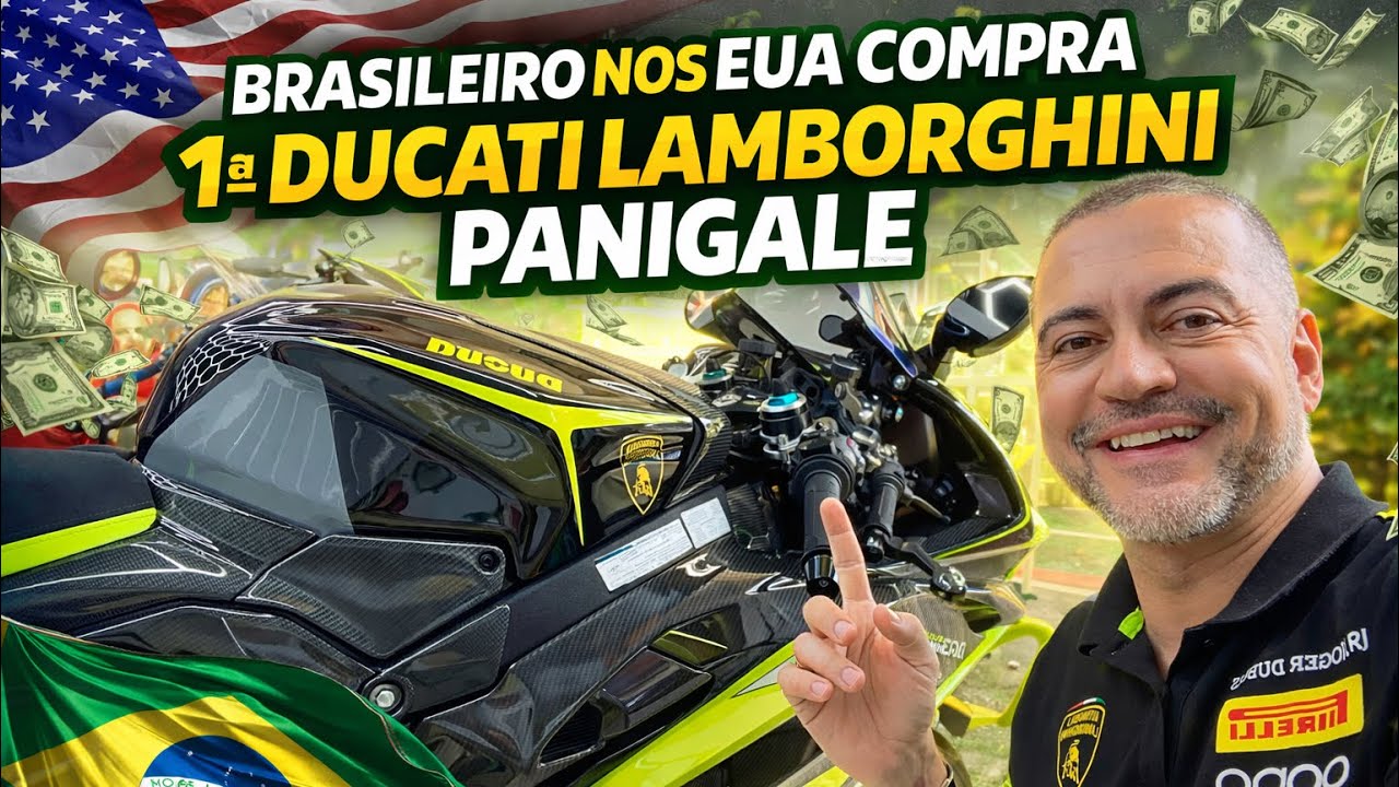 Brasileiro nos Estados Unidos compra a primeira Ducati Lamborghini do país. 