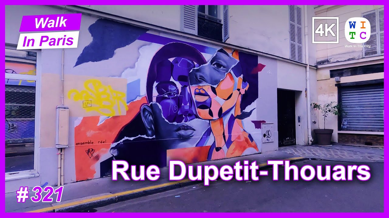 Rue Dupetit-Thouars, Paris, France | Walk In Paris | Paris walk