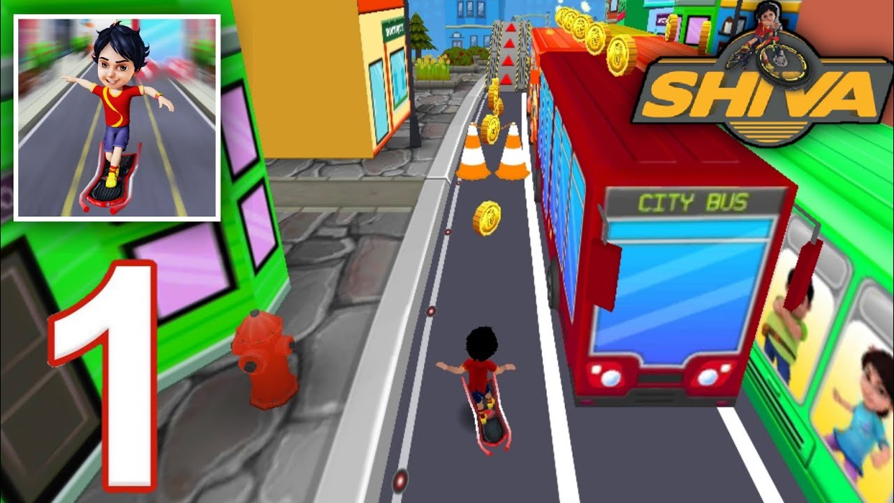 Shiva Skater Hero - Gameplay Walkthrough Part 1 - Tutorial (Android,IOS)