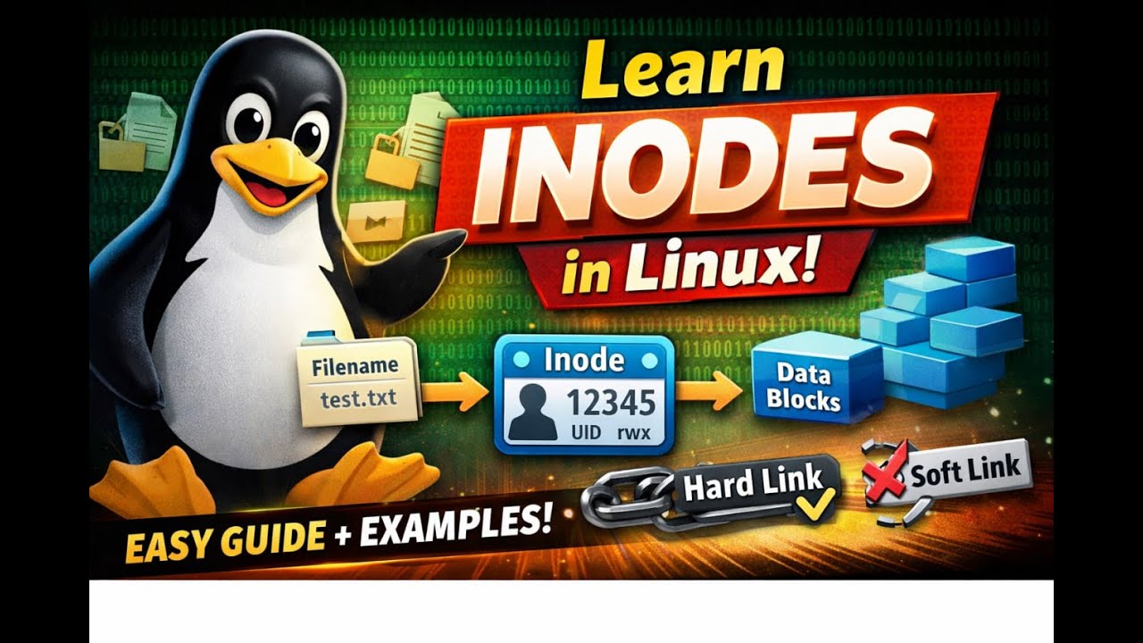 រៀន inode ក្នុង Linux ឲ្យយល់ច្បាស់ 🔥  Hard Link និង Soft Link ពន្យល់ងាយៗ