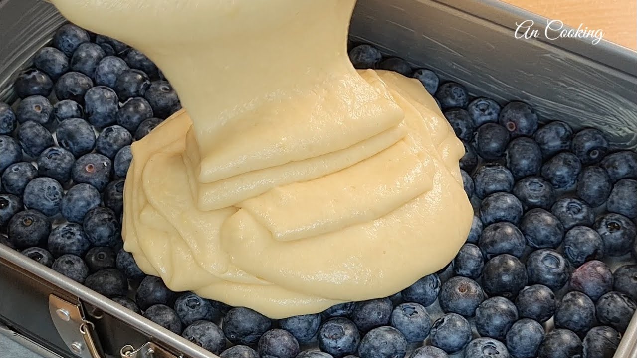 Easy Blueberry Cake Recipe ! Công thức bánh Việt Quất ngon nhất và đơn giản nhất mình từng làm !