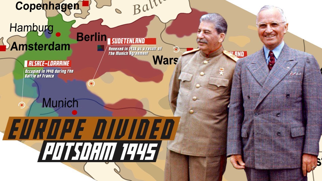 Потсдам 1945 г. — раздел Европы после Второй мировой войны